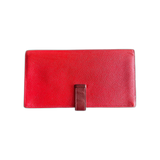 Hermes Red Epsom Bearn Wallet