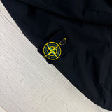 Stone Island Men’s Black Soft Shell Bomber Jacket - Large