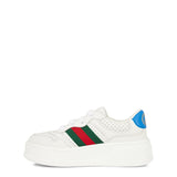 Gucci Leather Webbed Trainers Juniors