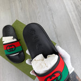 Gucci Men’s Black GG Interlocking Pool Sliders