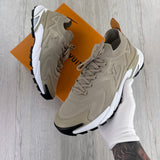 Louis Vuitton Men’s Beige & White Tatic Trainers