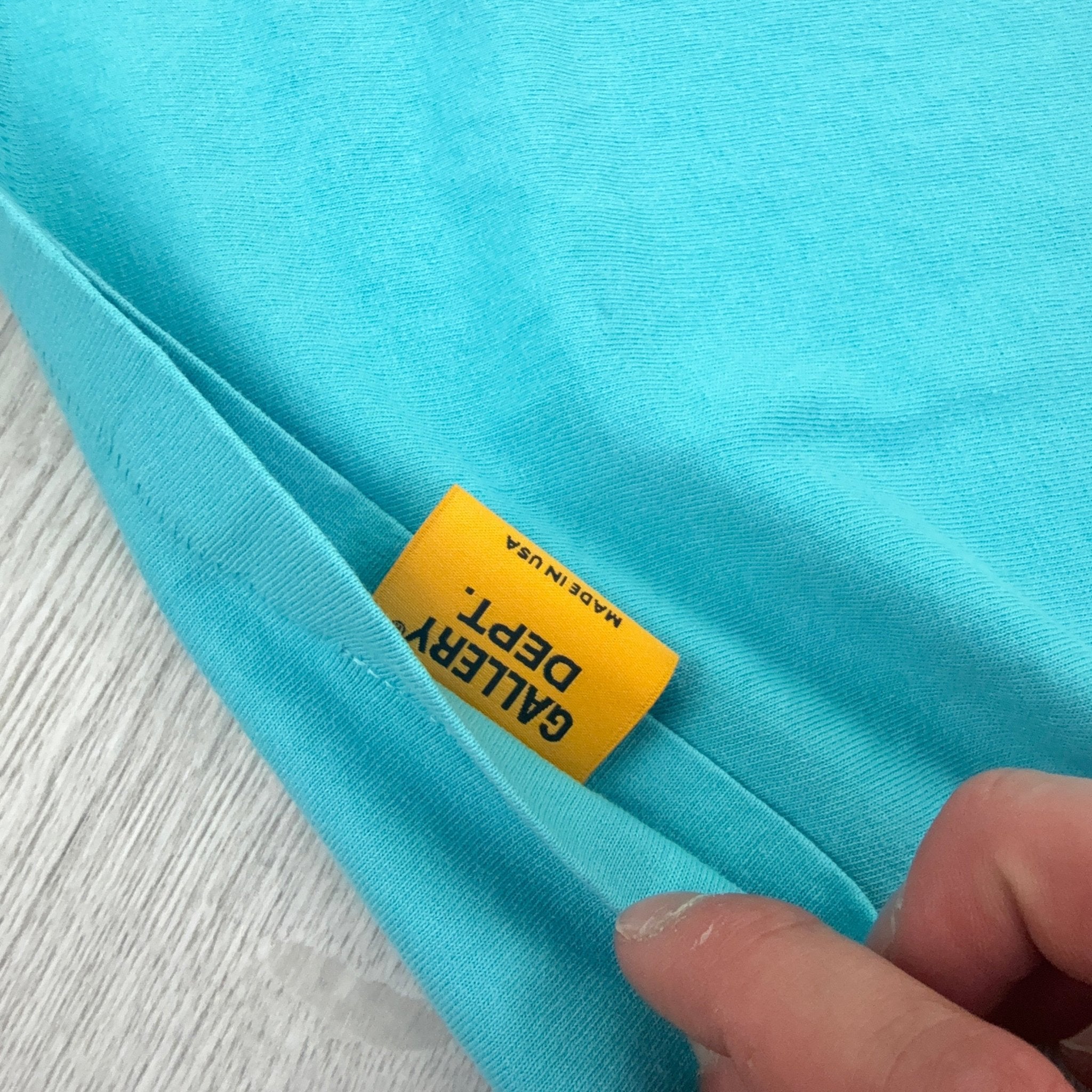 Gallery Dept Men’s Turquoise T-shirt - Morely TrendsGallery Dept Type here:)