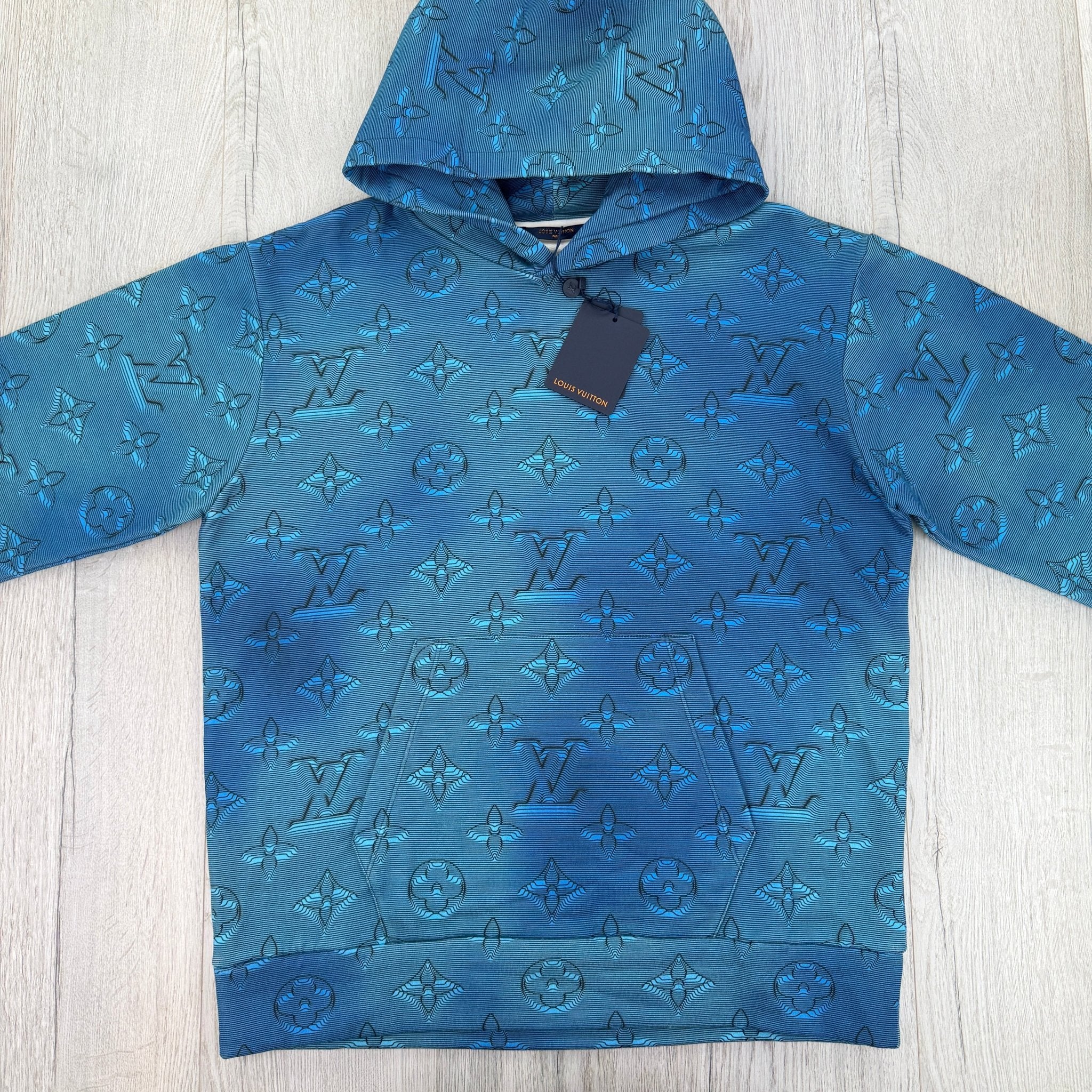 Louis Vuitton Men’s Blue 3D Illusion 2054 Pullover Hoodie - Morely TrendsLouis Vuitton Type here:)