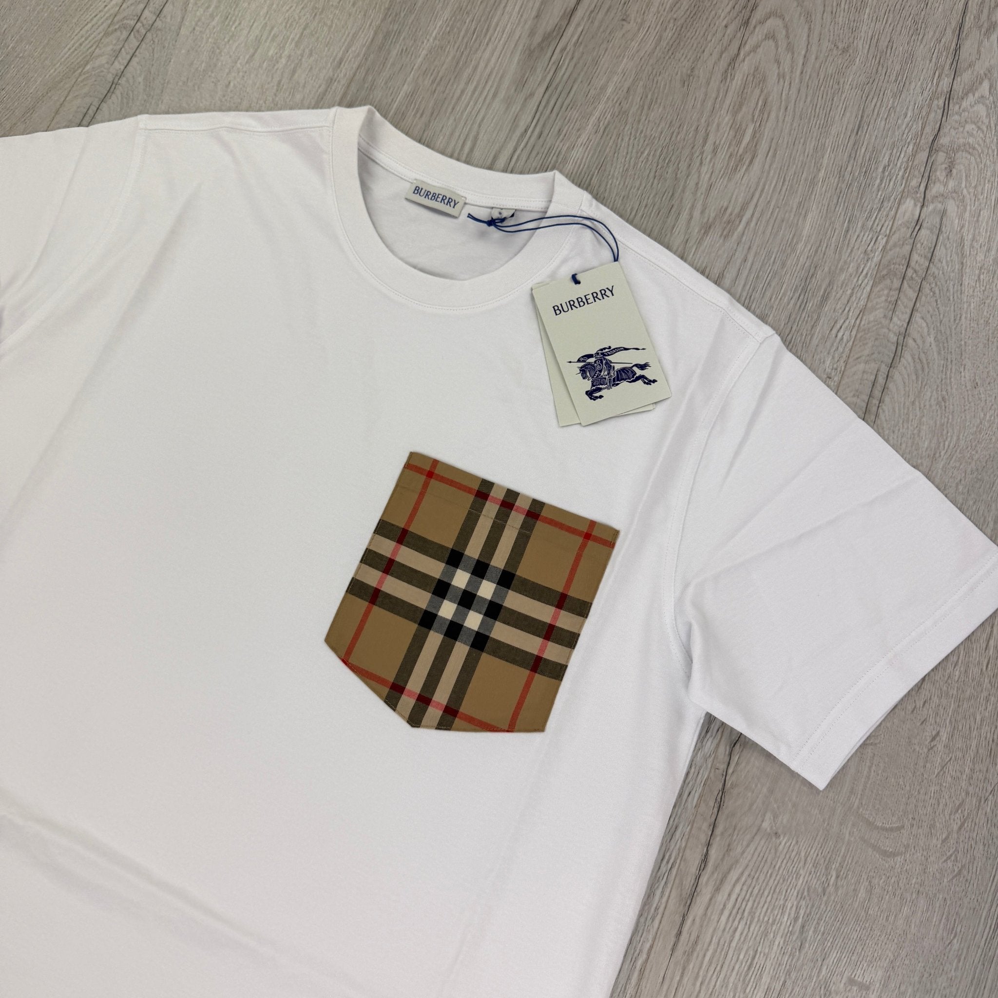 Burberry Men’s White T-shirt - Morely TrendsBurberry Type here:)