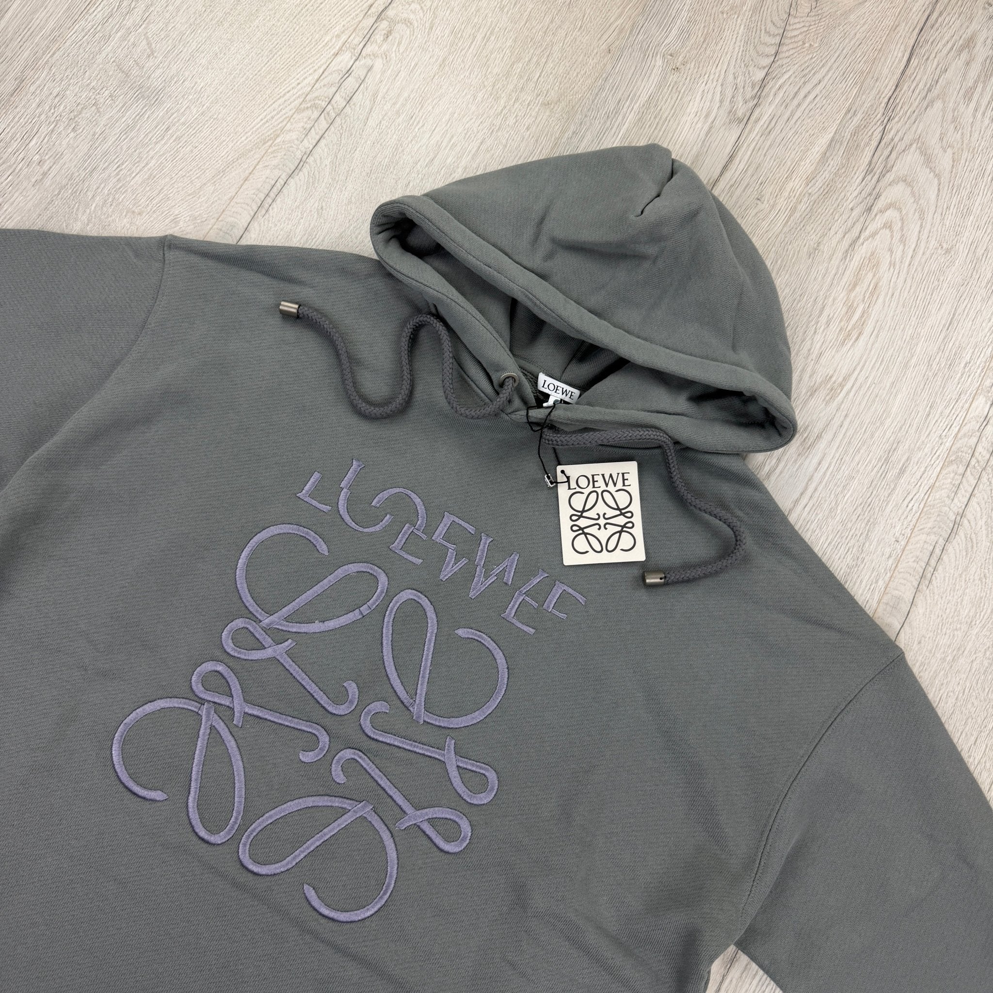 Loewe Men’s Grey Pullover Hoodie - Morely TrendsLoewe Type here:)