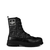Fendi Ff Logo Biker Boots Juniors