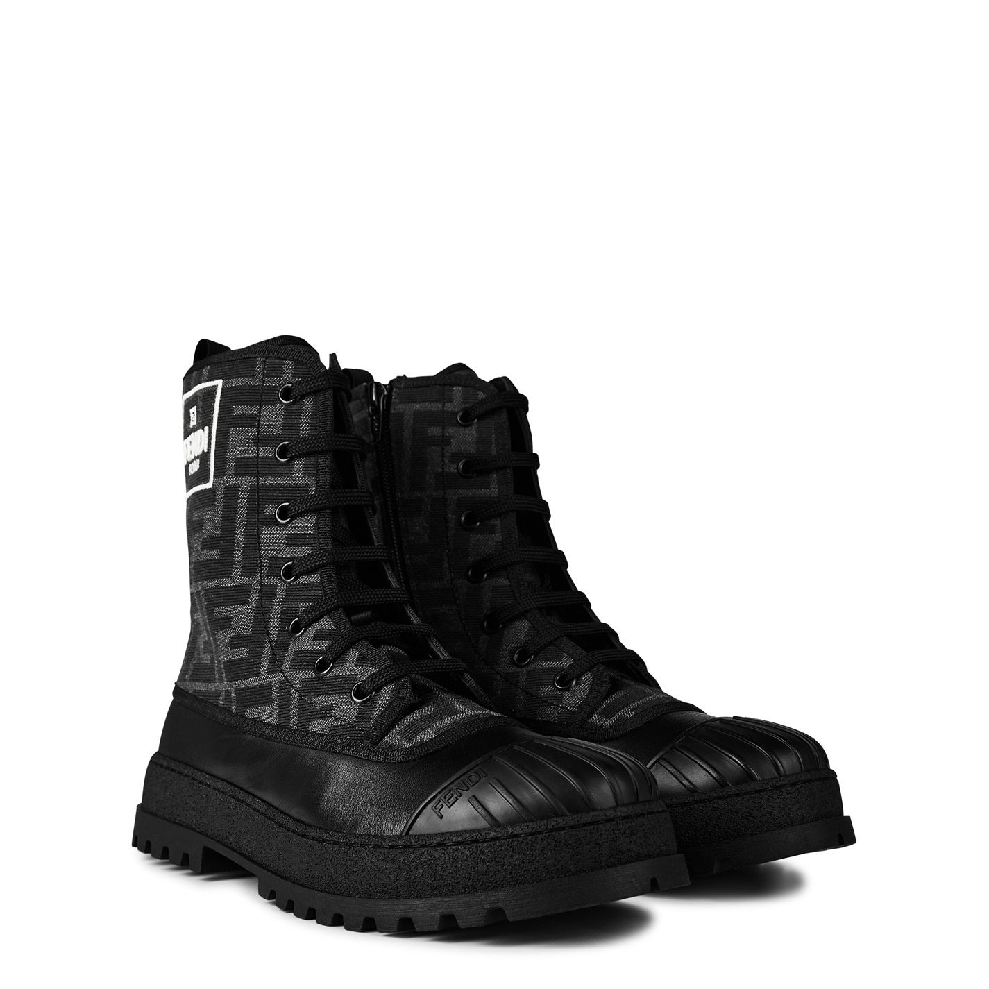 Fendi Fendi FF Biker Boots Jn44