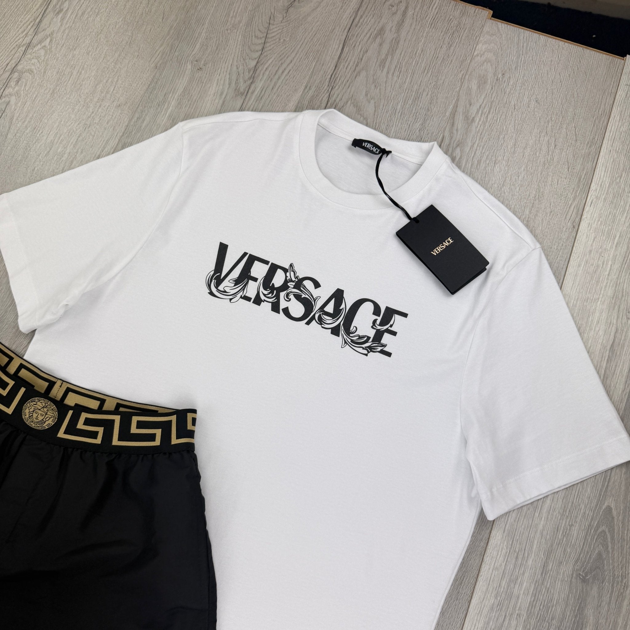 Versace Men’s T-shirt & Swim shorts set - Morely TrendsVersace Type here:)