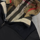 Burberry Men’s Vintage Check Reversible Windbreaker Jacket - Large