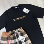 Burberry Men’s Black T-shirt & Shorts Set - Morely TrendsBurberry Type here:)