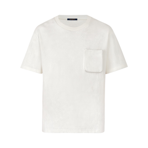 Louis Vuitton White Monogram T-Shirt 3D Pocket
