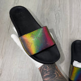 Louis Vuitton Multicolor Iridescent Monogram Rubber Waterfront Sliders - Uk 6 (Fit 7) - Morely TrendsLouis Vuitton Type here:)