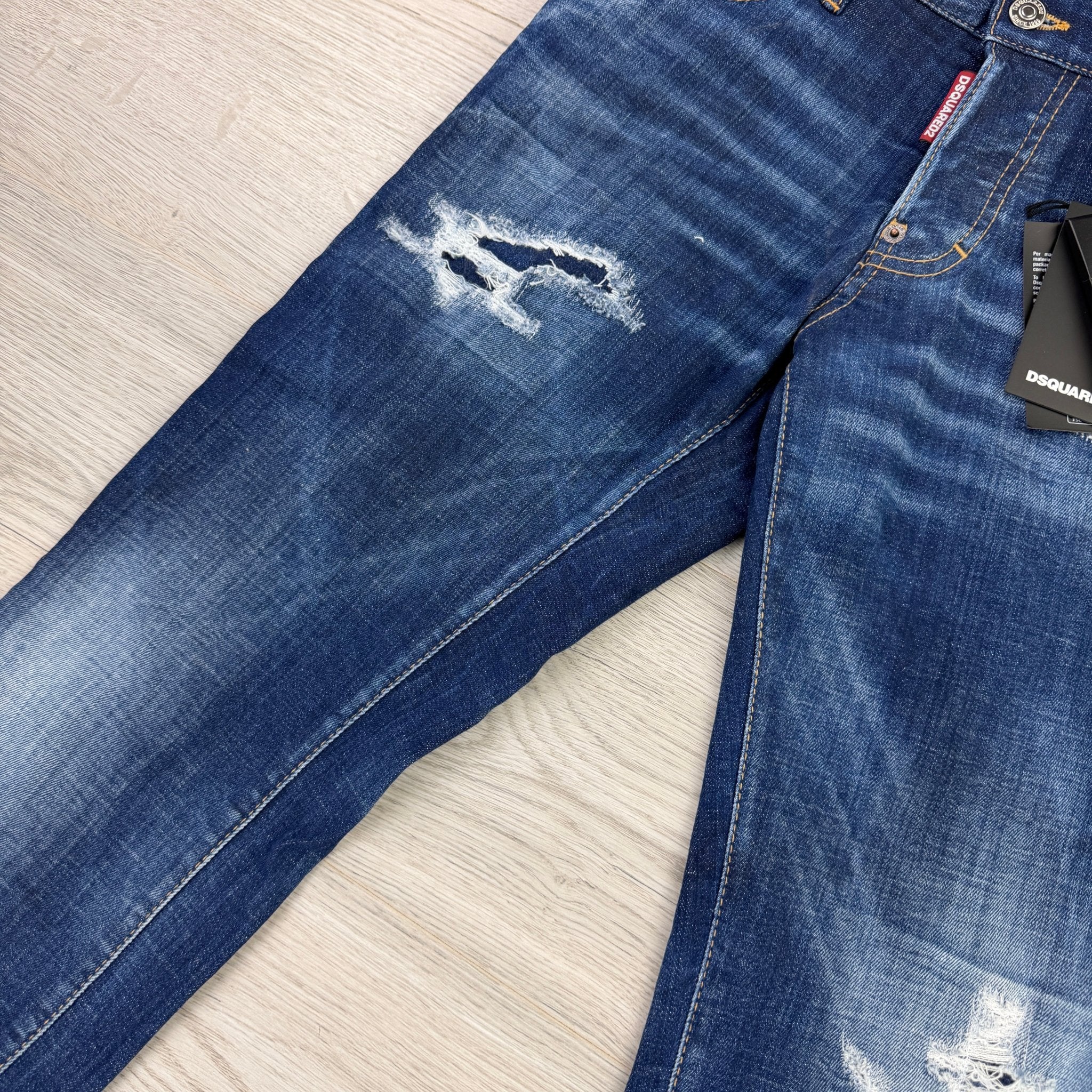 Dsquared2 Men’s Blue Distressed Jeans - 46 (Uk 30) - Morely TrendsDsquared2 Type here:)
