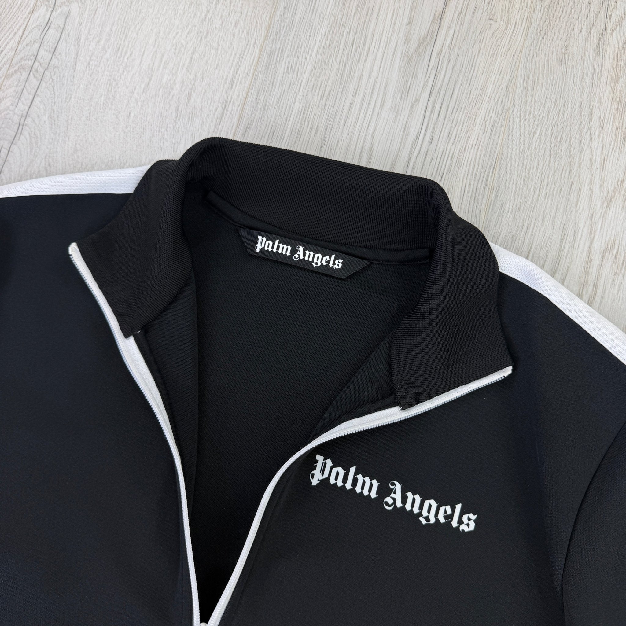 Palm Angels Men’s Zip-up Black Track Jacket - XL Slim - Morely TrendsPalm Angels Type here:)