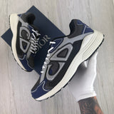 Dior B30 Men’s Navy CD Trainers - 44 (Uk 10)