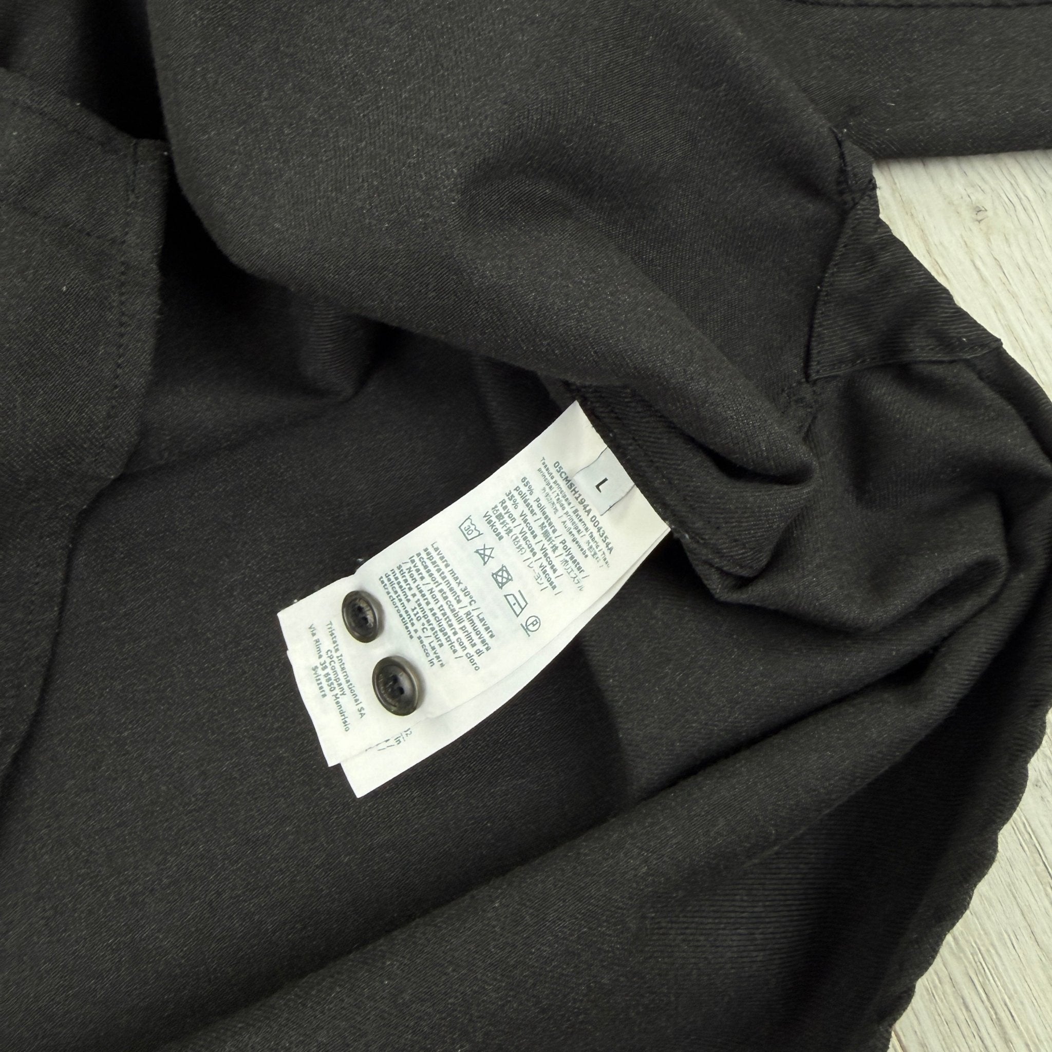 Cp Company Black Button-up Overshirt - Large - Morely TrendsCP Company Type here:)