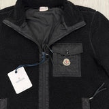Moncler Men’s Black Zip-up Felpa Aperta Con Zip Taglia - XL