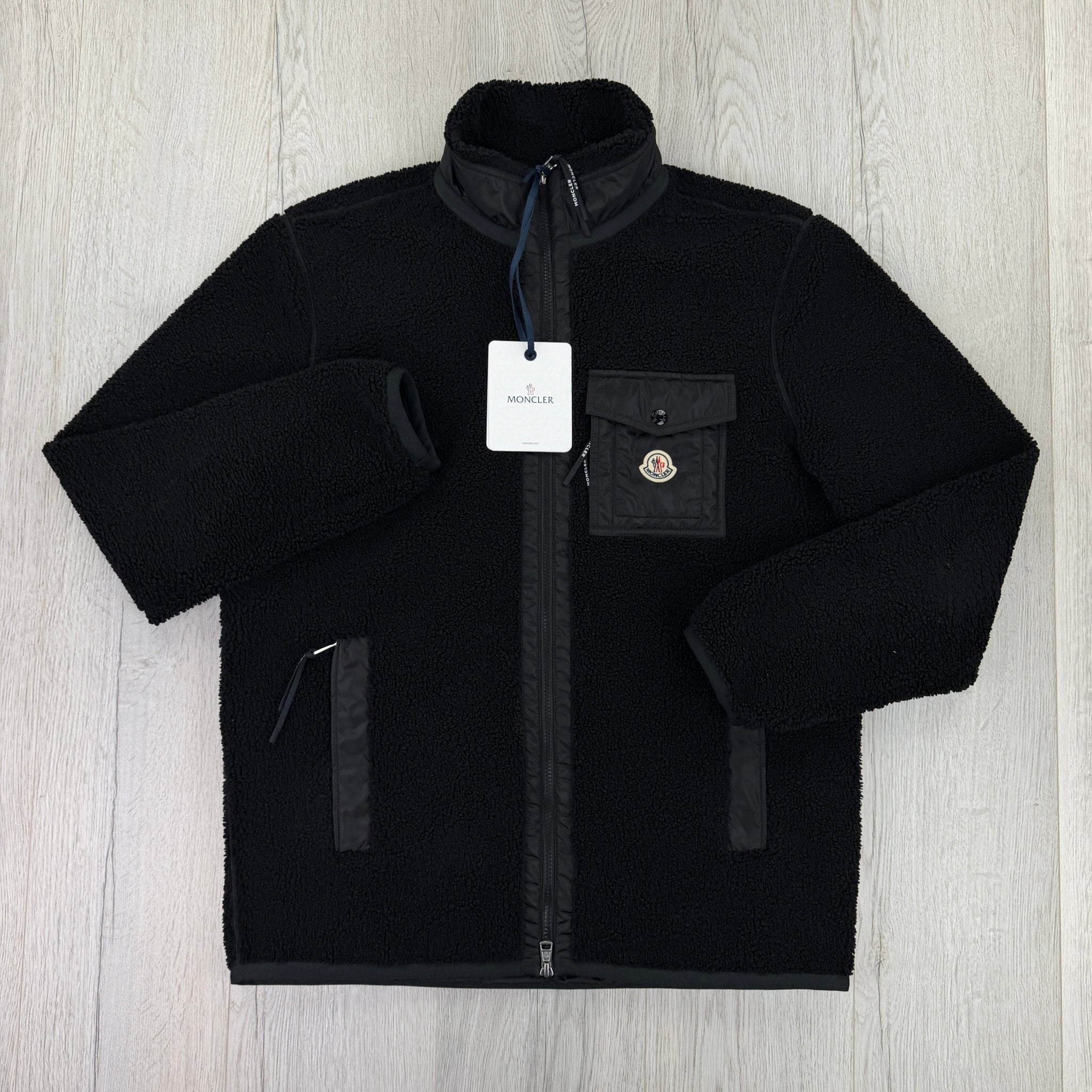 Moncler Men’s Black Zip-up Felpa Aperta Con Zip Taglia - XL - Morely TrendsMoncler Type here:)