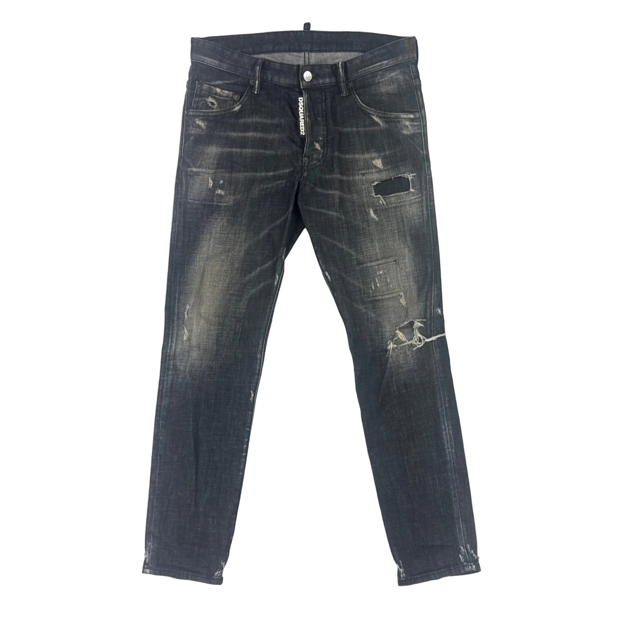 Dsquared2 Men’s Black Distressed Skater Jeans - 46 (Uk 30) - Morely TrendsDsquared2 Type here:)