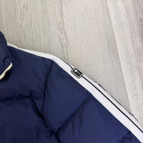 Palm Angels Men’s Navy Track Down Puffer Jacket - Small