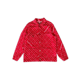 Louis Vuitton Supreme Red Monogram Chore Jacket 1/1 - Morely TrendsLouis Vuitton Type here:)