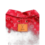 Louis Vuitton Supreme Red Monogram Chore Jacket 1/1 - Morely TrendsLouis Vuitton Type here:)