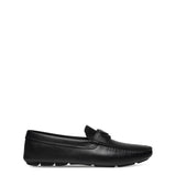 Prada Leather Logo Loafers