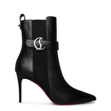 Christian Louboutin Cl Chelsea 85mm Leather Ankle Boots