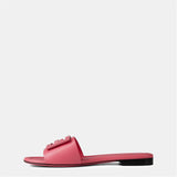 Fendi Baguette Leather Slides