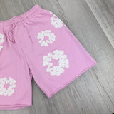 Denim Tears Baby Pink Jersey Shorts