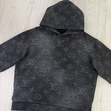 Louis Vuitton Men’s Black 3D Illusion 2054 Pullover Hoodie - Medium Slim (Fit XS/S)