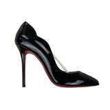 Christian Louboutin Women’s Black Kate 120 Patent Leather Pumps