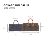 Goyard Boston 50 Black Tan Bag