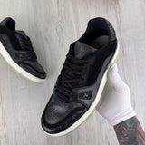 Louis Vuitton Men’s Black Low Trainers - Uk 8 (Fit 9)