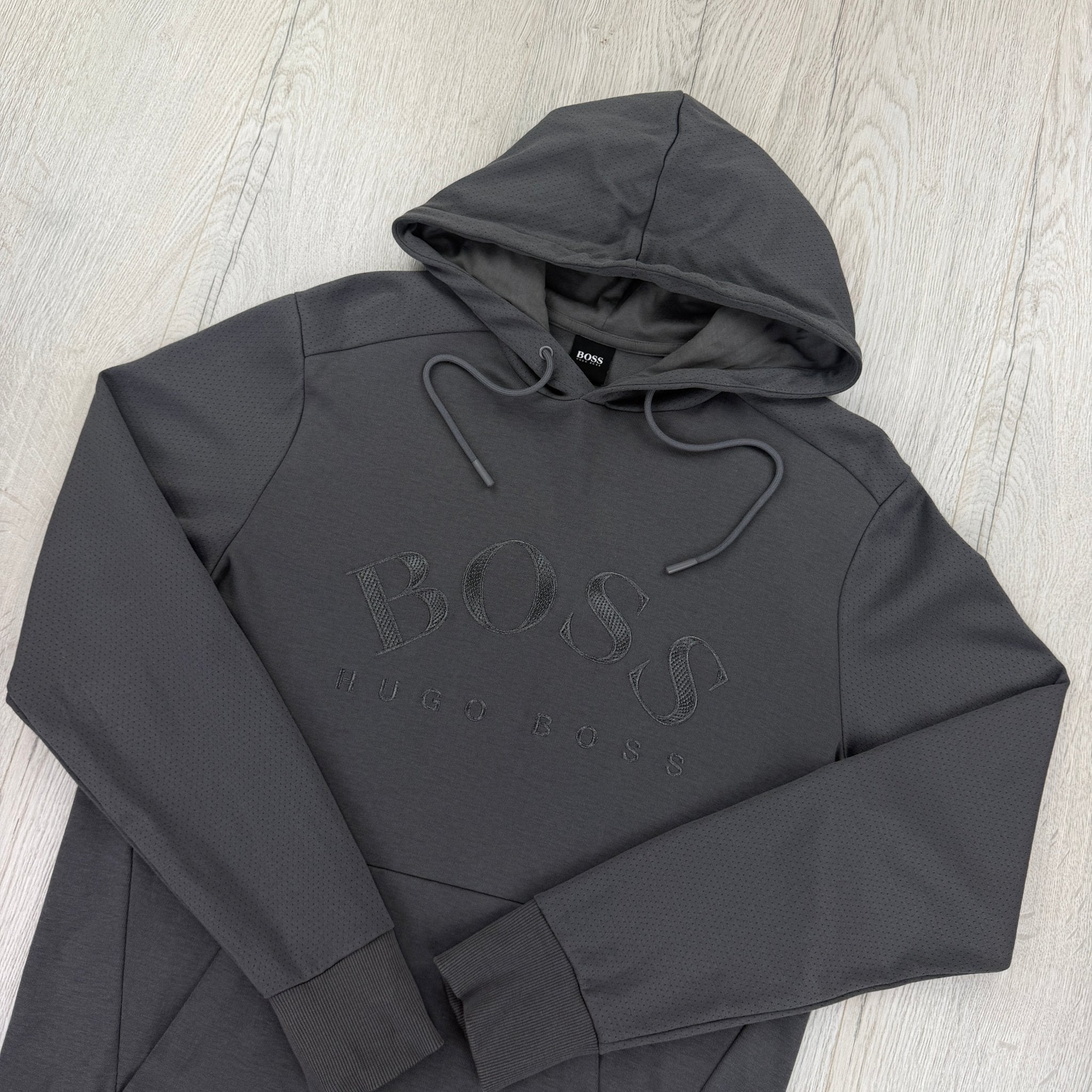 Hugo Boss Men’s Grey Hoodie - Medium - Morely TrendsHugo Boss Type here:)