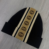 Gucci Men’s Black Wool GG Beanie