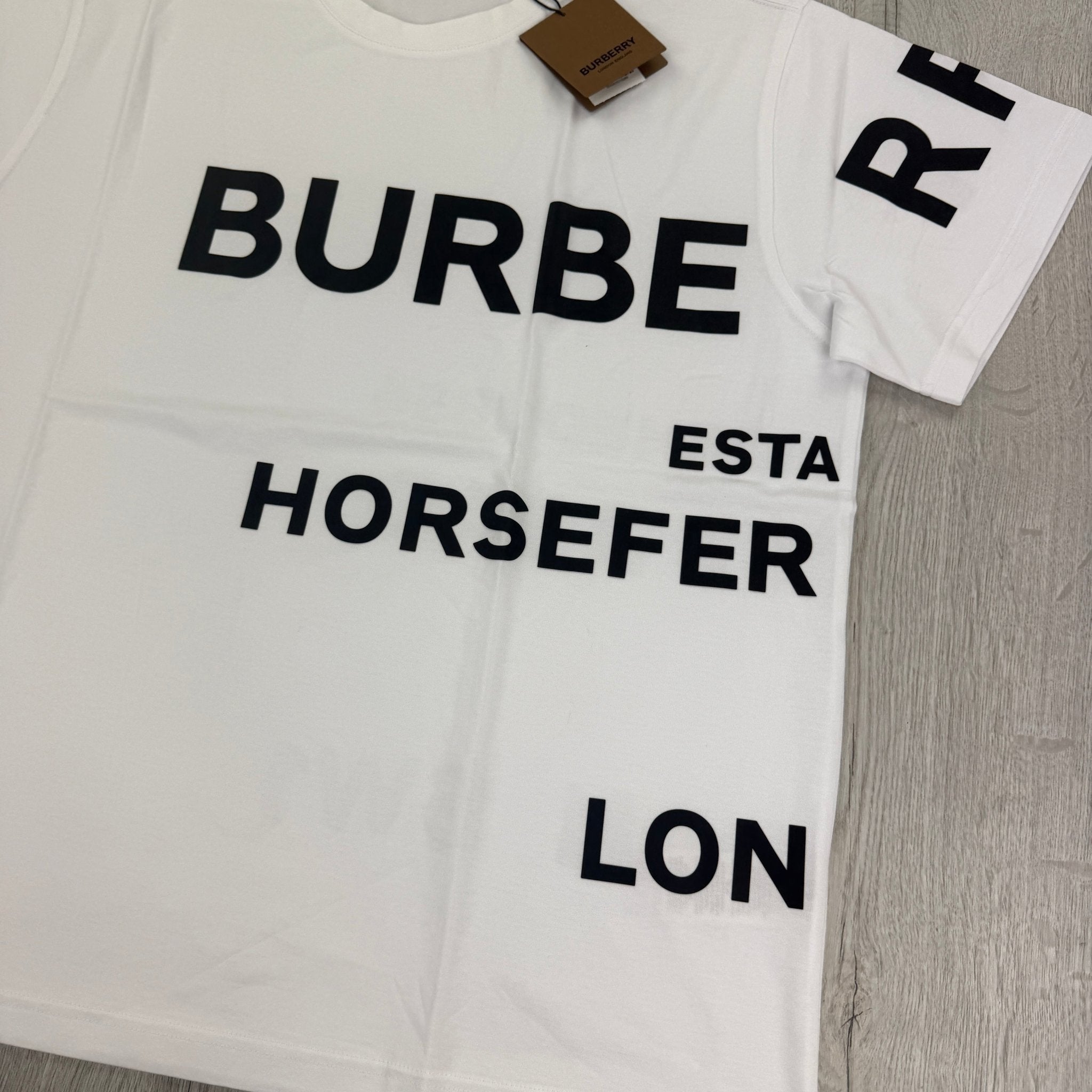 Burberry Men’s White T-shirt - Morely TrendsBurberry Type here:)
