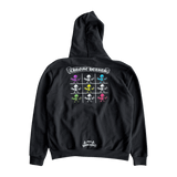 Chrome Hearts Black Multicolor Foti Zip Up Hoodie