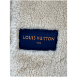 Louis Vuitton Brown Monogram Shearling Jacket