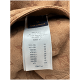 Louis Vuitton Brown Monogram Shearling Jacket