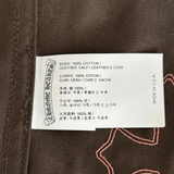 Chrome Hearts Brown Camouflage & Orange Cross Patch Work Dog Jacket
