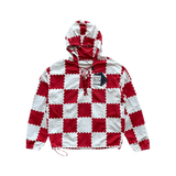Louis Vuitton Nigo Red & White Checkered Windbreaker