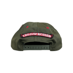 Chrome Hearts Olive & White Triple Cross Embroidered Hat - Morely TrendsChrome Hearts Type here:)