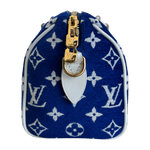Louis Vuitton Blue & White Tennis Monogram Speedy 20 - Morely TrendsLouis Vuitton Type here:)