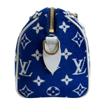 Louis Vuitton Blue & White Tennis Monogram Speedy 20 - Morely TrendsLouis Vuitton Type here:)