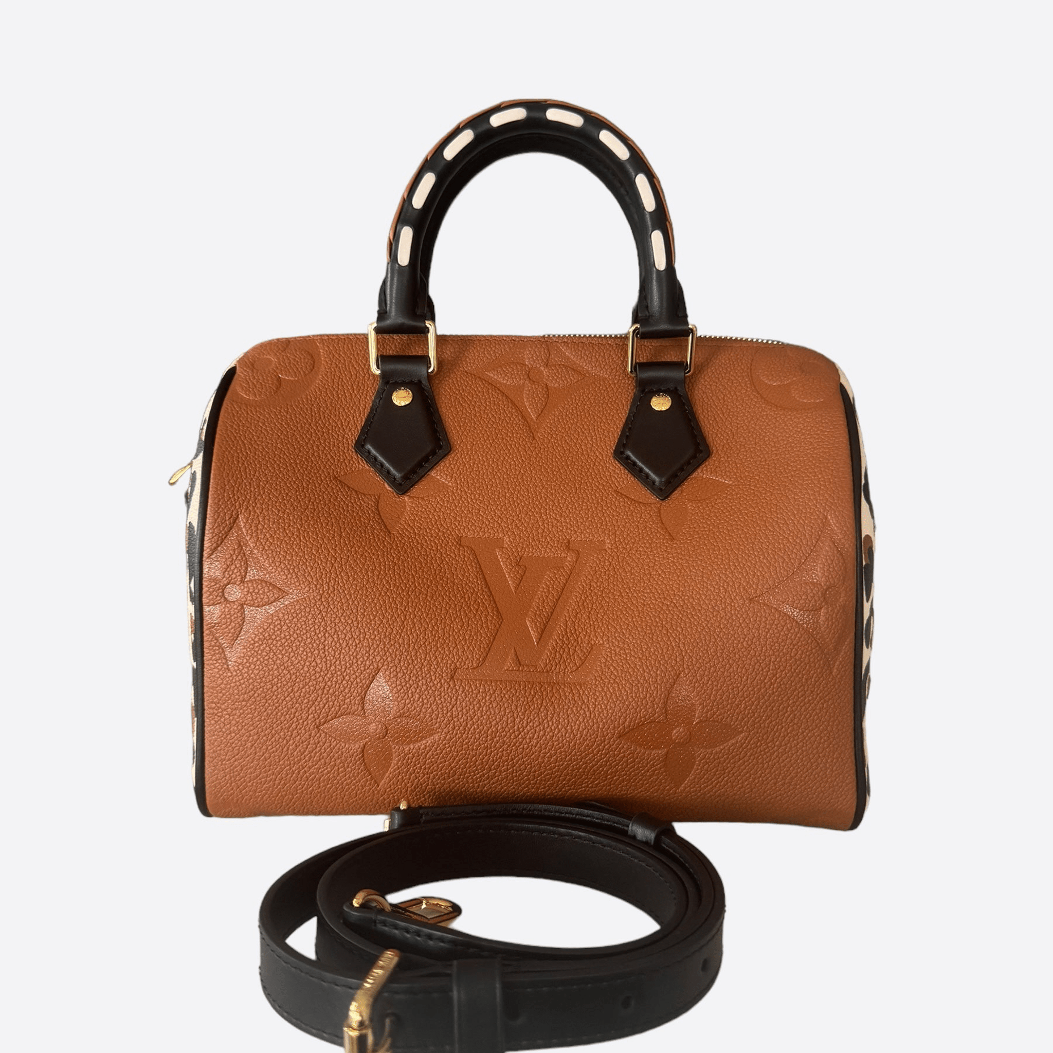 Louis Vuitton Caramel Empreinte Monogram Wild At Heart Speedy 25 - Morely TrendsLouis Vuitton Type here:)