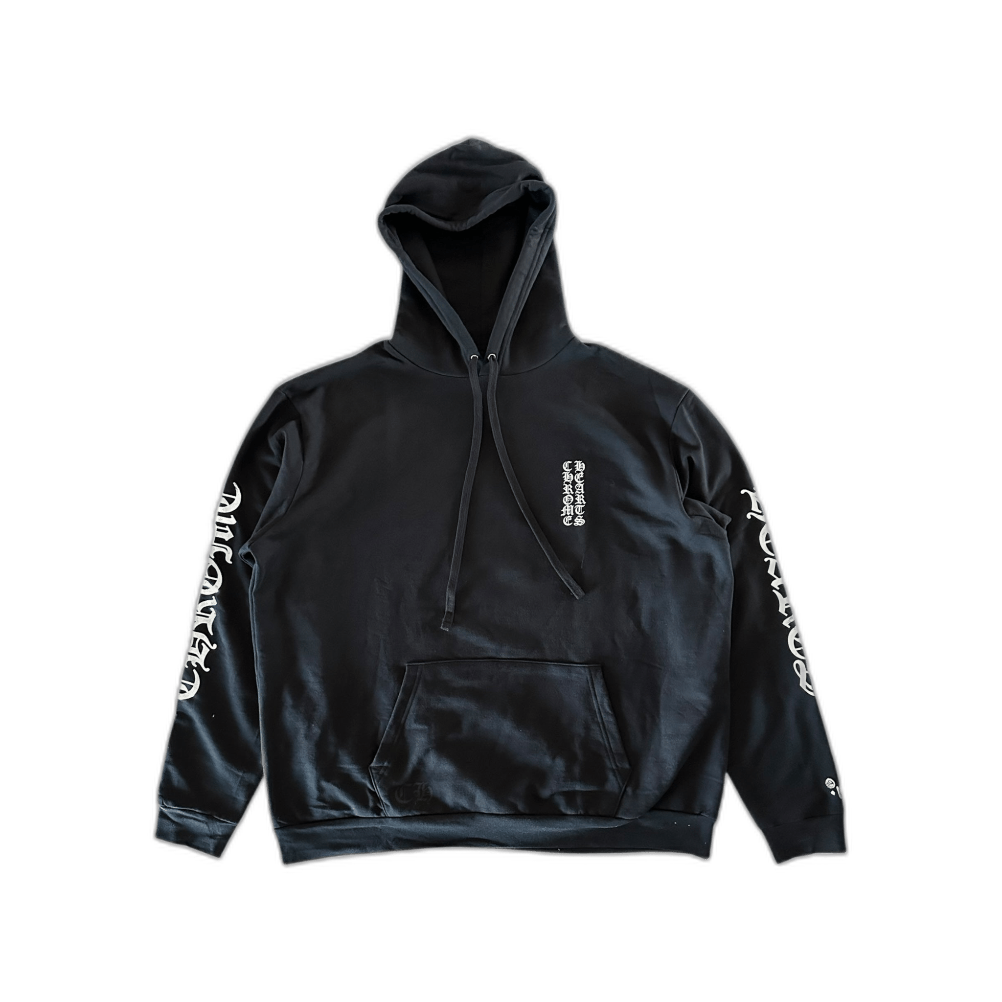 Chrome Hearts Black & Silver Script Logo Hoodie - Morely TrendsChrome Hearts Type here:)