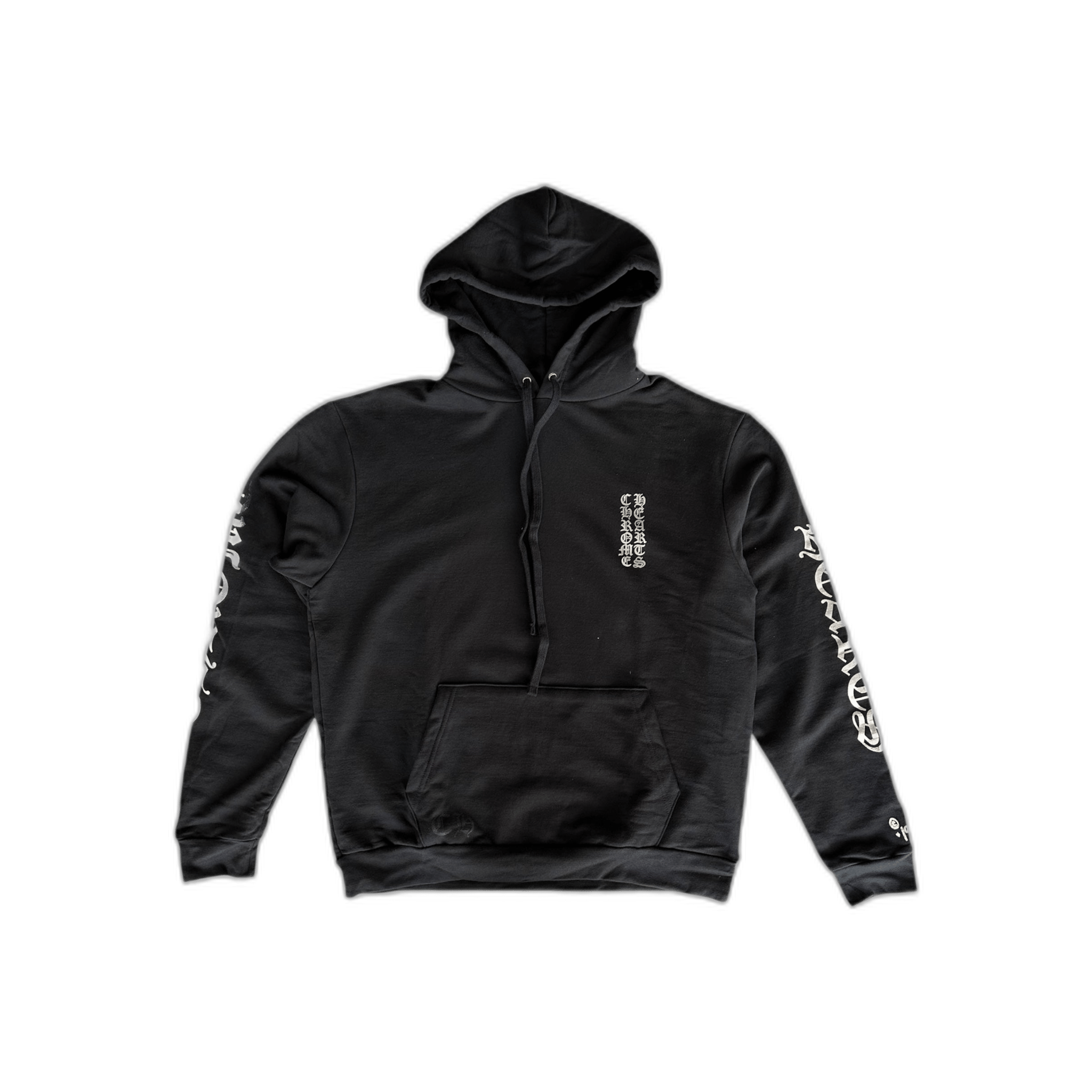Chrome Hearts Black & Silver Script Logo Hoodie - Morely TrendsChrome Hearts Type here:)