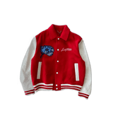 Louis Vuitton Yayoi Kusama Red & White Varsity Jacket - Morely TrendsLouis Vuitton Type here:)