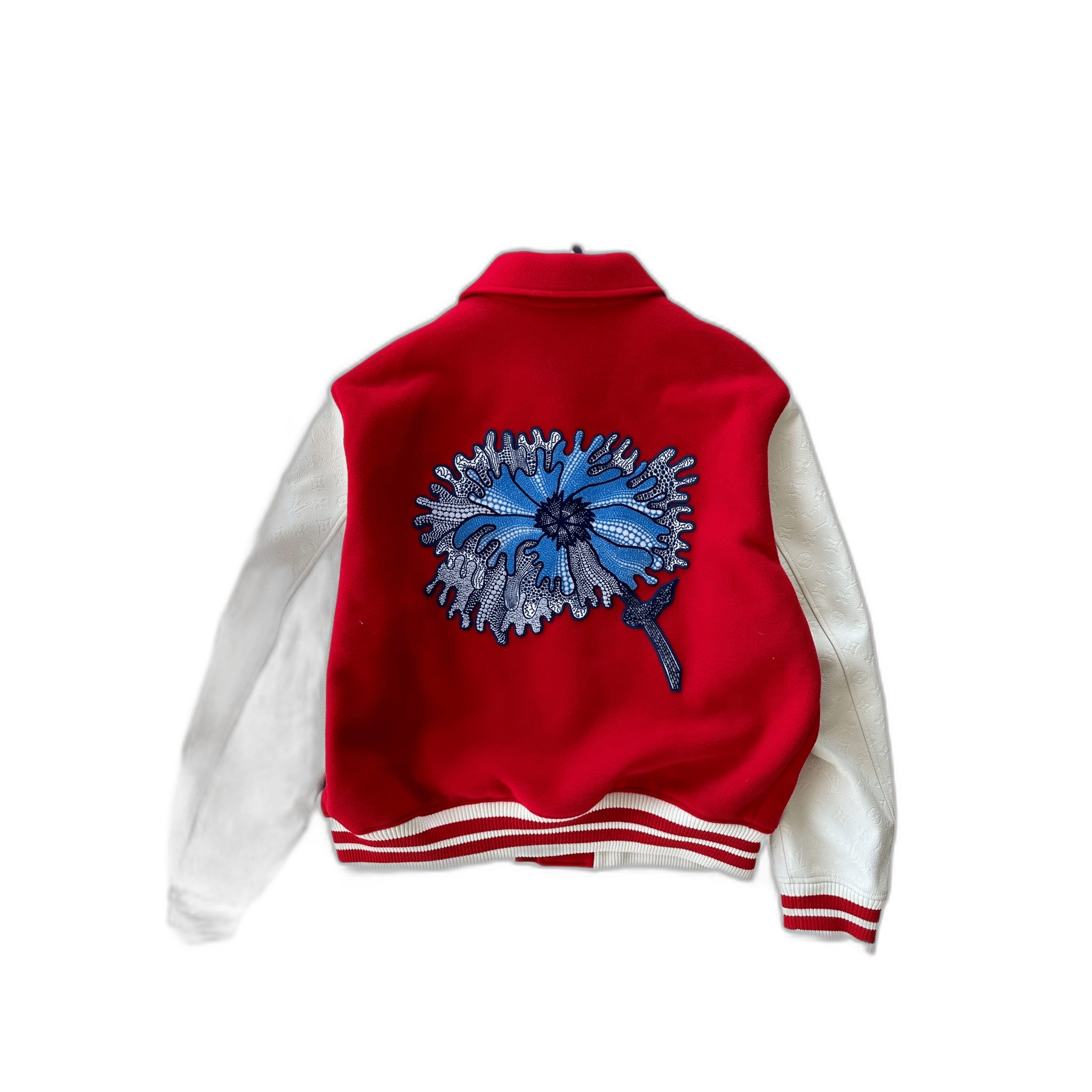 Louis Vuitton Yayoi Kusama Red & White Varsity Jacket - Morely TrendsLouis Vuitton Type here:)